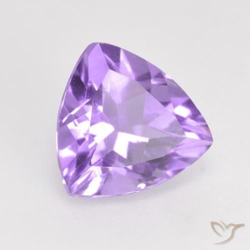 Ametista Violeta médio Natural 1.62ct, Trilhão, VVS-VS