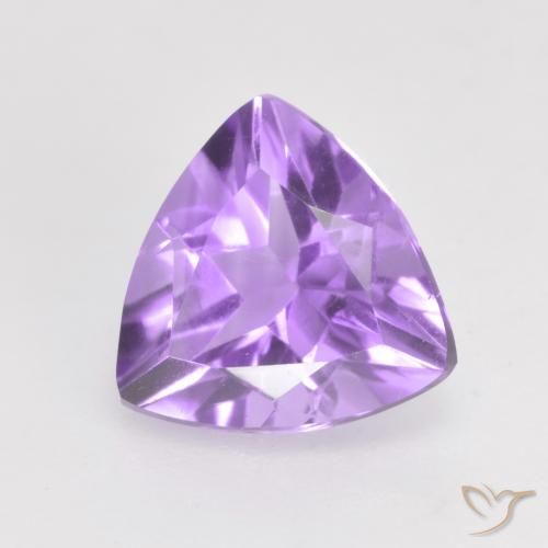 1.60ct Natural Violeta médio Ametista, Trilhão, VVS-VS