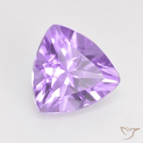 Ametista Violeta médio Natural 1.60ct, Trilhão, VVS-VS
