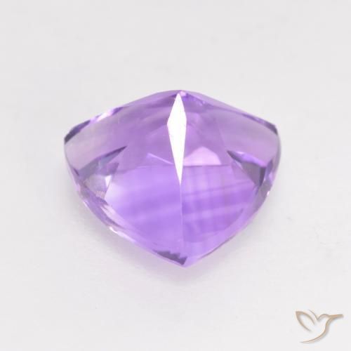 Ametista Violeta médio Natural 1.60ct, Trilhão, VVS-VS