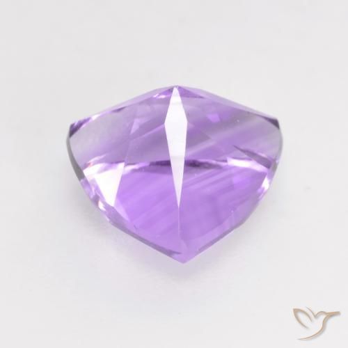 Ametista Profundo Iris Violeta Natural 1.69ct, Trilhão, VVS-VS
