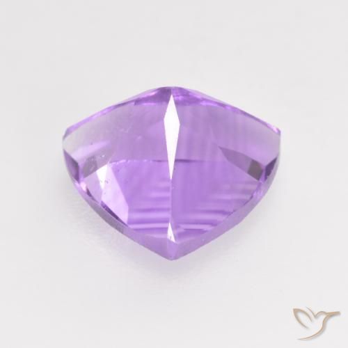 Ametista Violeta médio Natural 1.58ct, Trilhão, VS