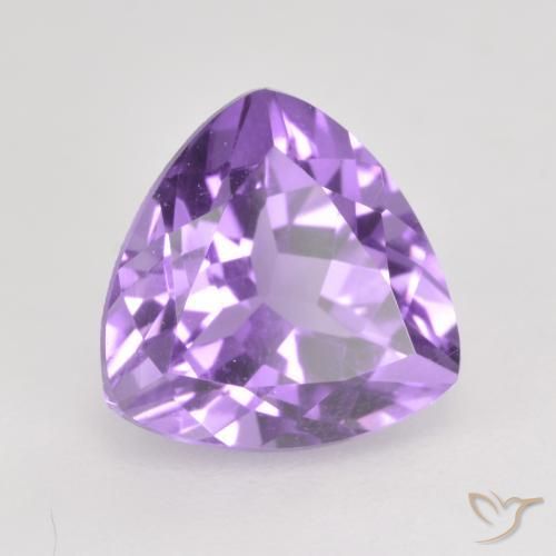 Ametista Violeta médio Natural 1.86ct, Trilhão, VS