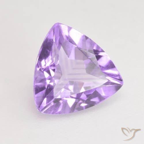 Ametista Violeta médio Natural 1.44ct, Trilhão, VS