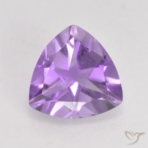 1.56ct Natural Violeta médio Ametista, Trilhão, VS