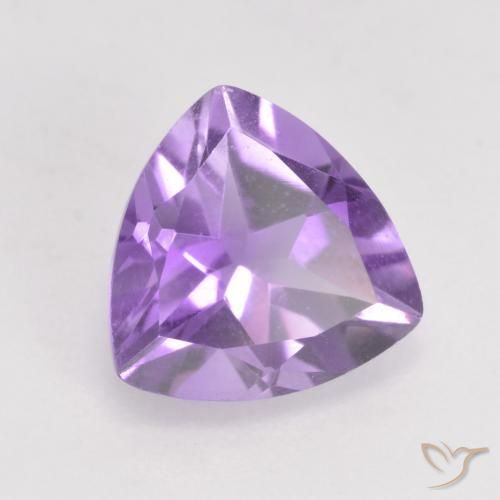 Ametista Violeta médio Natural 1.56ct, Trilhão, VS