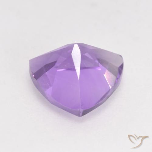 Ametista Violeta médio Natural 1.56ct, Trilhão, VS