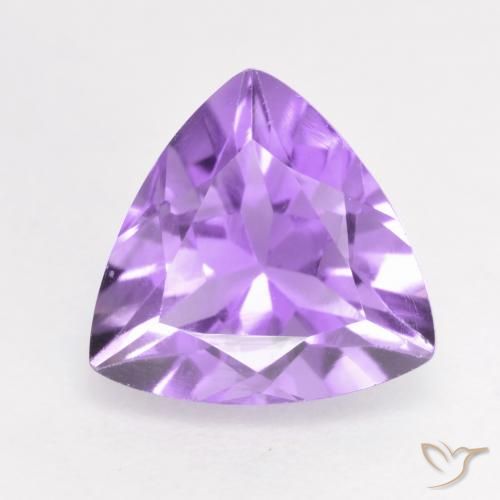 1.64ct Natural íris violeta Ametista, Trilhão, VS