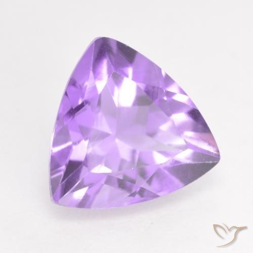 Ametista íris violeta Natural 1.64ct, Trilhão, VS