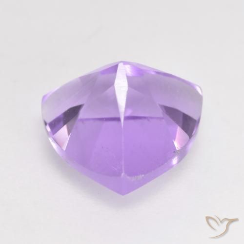 Ametista Violeta rosado claro Natural 1.78ct, Trilhão, VS