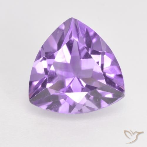 1.67ct Natural íris violeta Ametista, Trilhão, VS