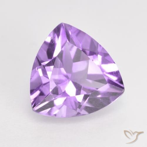 Ametista íris violeta Natural 1.67ct, Trilhão, VS
