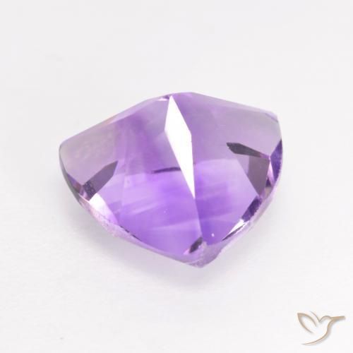 Ametista íris violeta Natural 1.67ct, Trilhão, VS