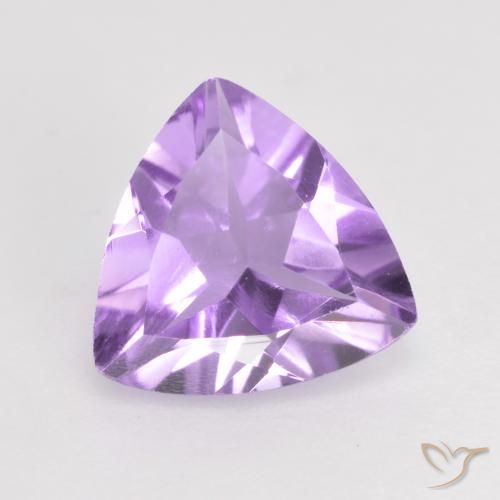 1.35ct Natural íris violeta Ametista, Trilhão, VS