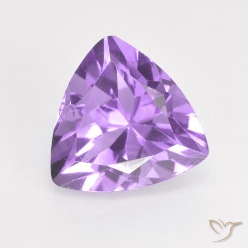 1.66ct Natural íris violeta Ametista, Trilhão, VS