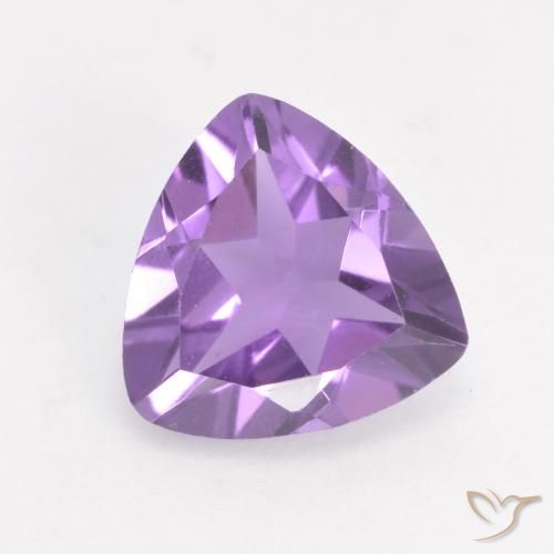 1.44ct Natural íris violeta Ametista, Trilhão, VS