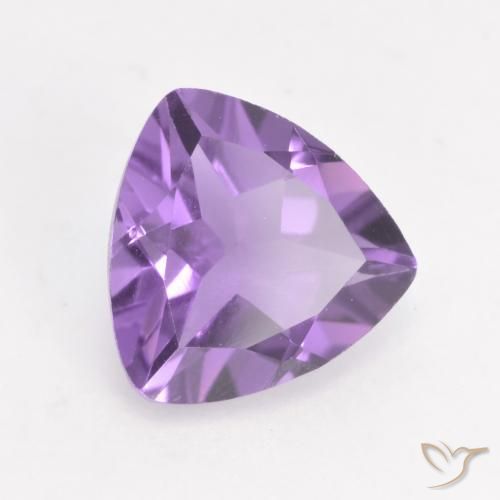 Ametista íris violeta Natural 1.44ct, Trilhão, VS