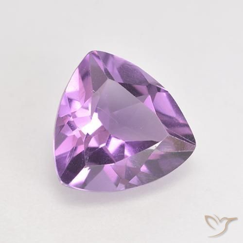 Ametista Violeta rosado Natural 1.61ct, Trilhão, VS