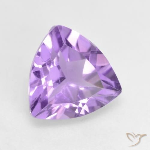 Ametista Violeta médio Natural 1.53ct, Trilhão, VS