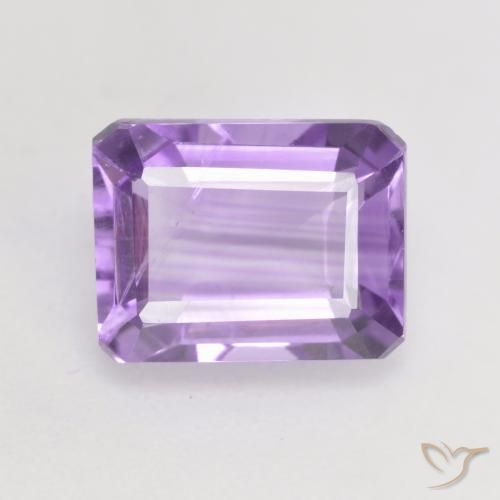 2.40ct Natural Violeta médio Ametista, Corte Esmeralda, VS