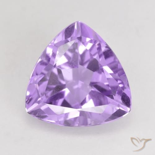 2.89ct Natural Violeta médio Ametista, Trilhão, VVS-VS