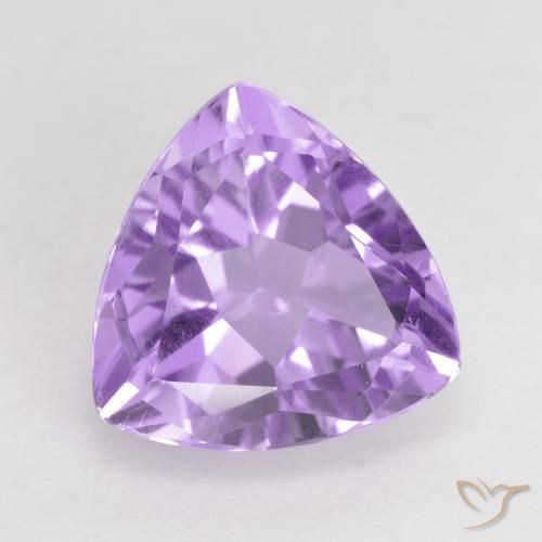Ametista Violeta médio Natural 2.89ct, Trilhão, VVS-VS
