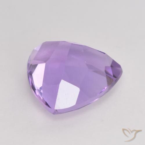 Ametista Violeta médio Natural 2.89ct, Trilhão, VVS-VS