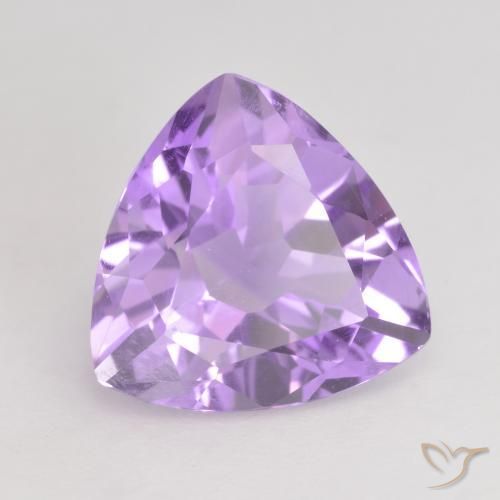 Ametista Profundo Iris Violeta Natural 2.74ct, Trilhão, VVS-VS