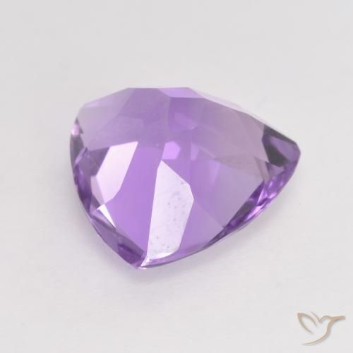 Ametista Profundo Iris Violeta Natural 2.74ct, Trilhão, VVS-VS