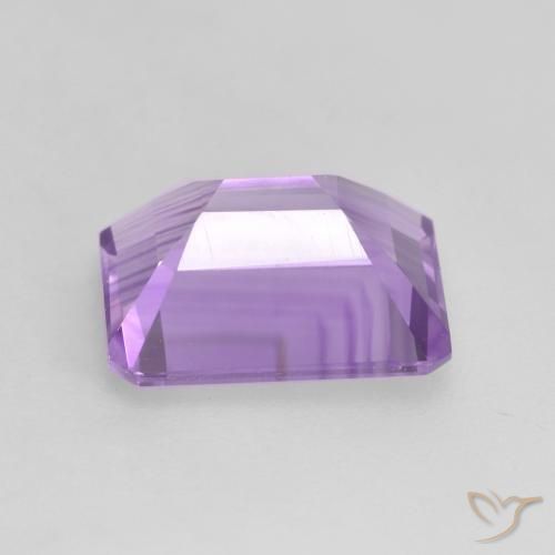 Ametista Violeta médio Natural 1.98ct, Corte Octógono / Esmeralda, VS