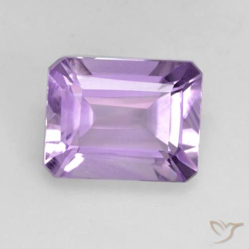 2.17ct Natural Violeta médio Ametista, Corte Esmeralda, VVS-VS