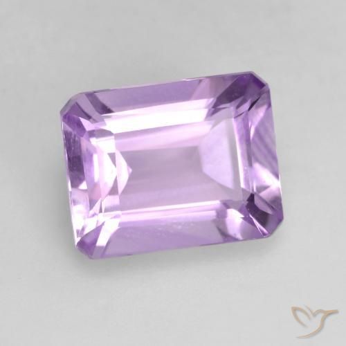 Ametista Violeta médio Natural 2.17ct, Corte Octógono / Esmeralda, VVS-VS