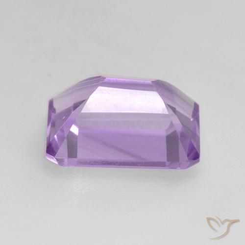 Ametista Violeta médio Natural 2.17ct, Corte Octógono / Esmeralda, VVS-VS