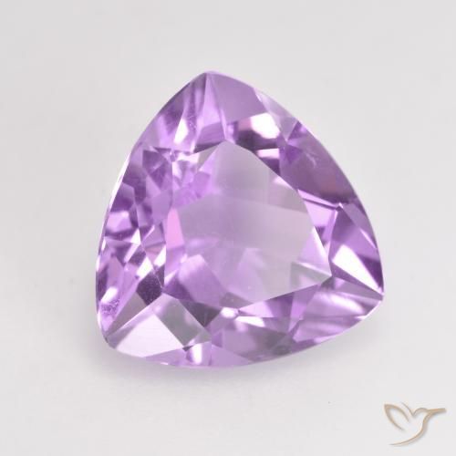 Ametista Violeta rosado Natural 2.89ct, Trilhão, VS