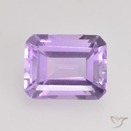 2.10ct Natural Violeta médio Ametista, Corte Esmeralda, VVS-VS