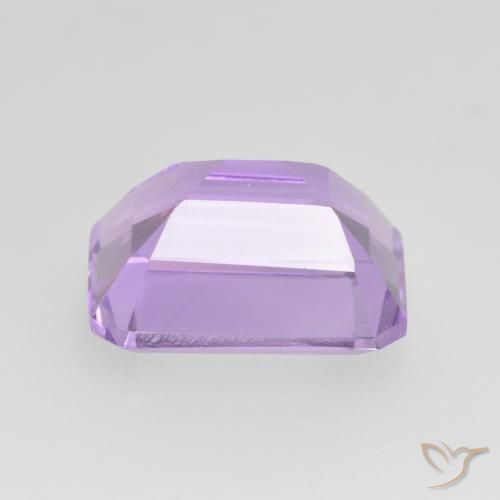 Ametista Violeta médio Natural 2.10ct, Corte Octógono / Esmeralda, VVS-VS