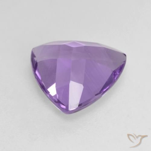 Ametista Violeta médio Natural 2.60ct, Trilhão, VS