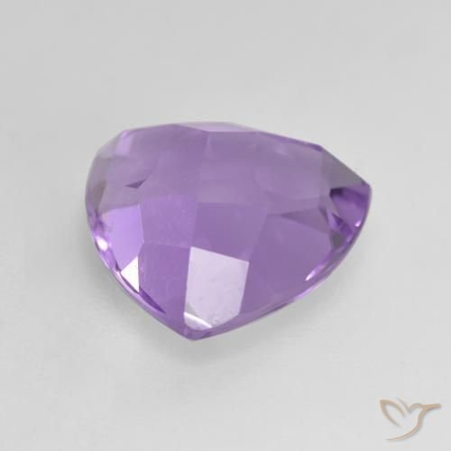 Ametista Violeta rosado Natural 3.12ct, Trilhão, VS