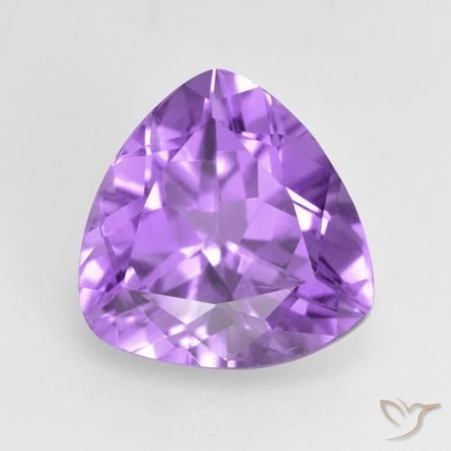 2.79ct Natural Violeta médio Ametista, Trilhão, VS