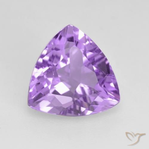 Ametista Violeta rosado Natural 2.65ct, Trilhão, VS