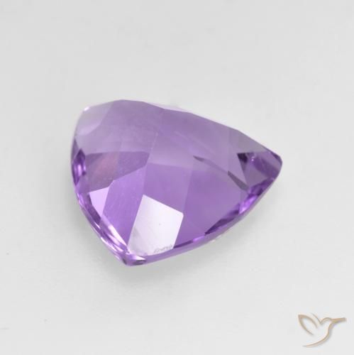 Ametista Violeta rosado Natural 2.65ct, Trilhão, VS