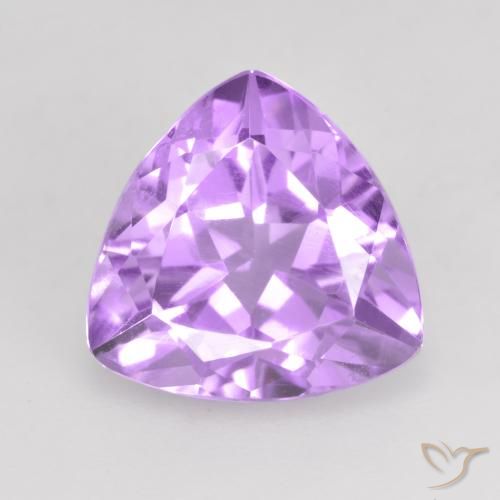 2.91ct Natural Violeta Rosado Brilhante Ametista, Trilhão, VVS-VS