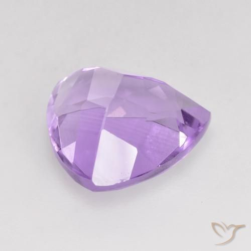 Ametista Violeta Rosado Brilhante Natural 2.94ct, Trilhão, VVS-VS
