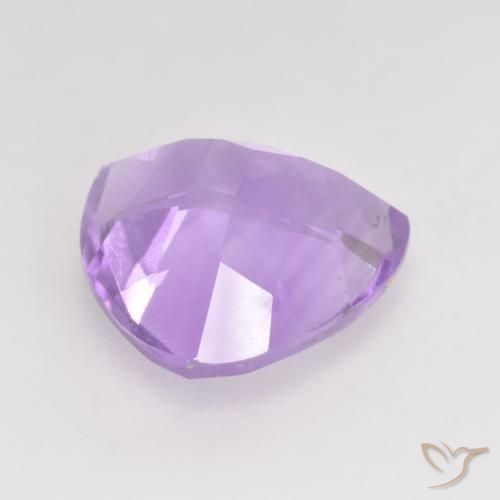 Ametista Violeta Rosado Brilhante Natural 2.97ct, Trilhão, VVS-VS