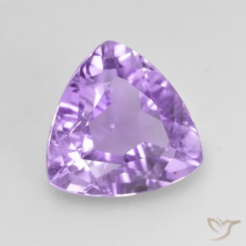 Ametista Violeta médio Natural 2.70ct, Trilhão, VVS-VS