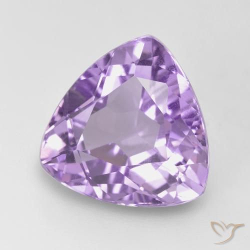 Ametista Violeta médio Natural 3.06ct, Trilhão, VVS-VS