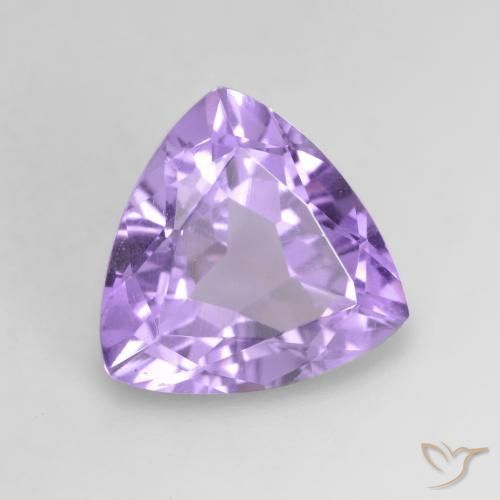 Ametista Violeta médio Natural 2.66ct, Trilhão, VVS-VS