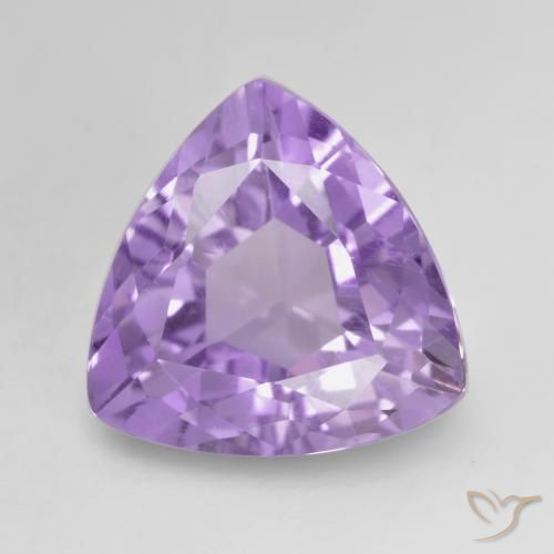 2.96ct Natural Violeta médio Ametista, Trilhão, VVS-VS