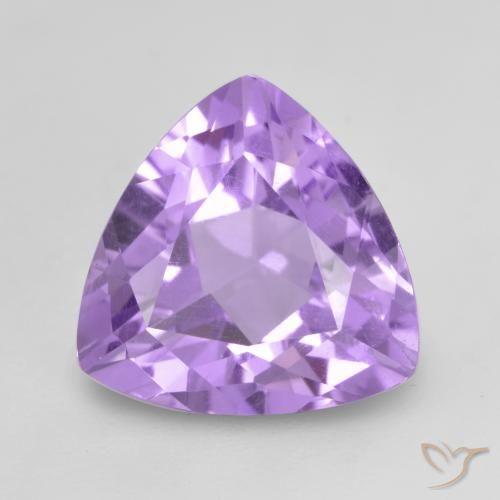 3.03ct Natural Violeta médio Ametista, Trilhão, VVS-VS