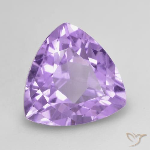 Ametista Violeta médio Natural 3.03ct, Trilhão, VVS-VS